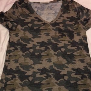 camouflage brand new shirt w/o tags